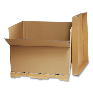 Coastwide Professional™ Gaylord Box Lids, Double Wall Construction, Half Slotted Container, 48 X 40 X 36, Brown Kraft freeshipping - TVN Wholesale